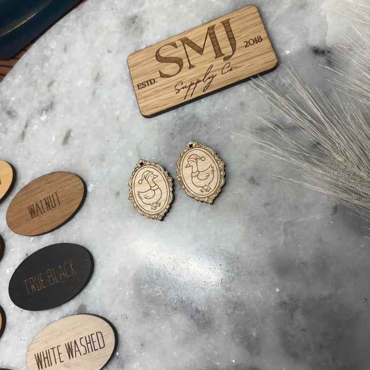 Framed Christmas Goose (1 Pair)