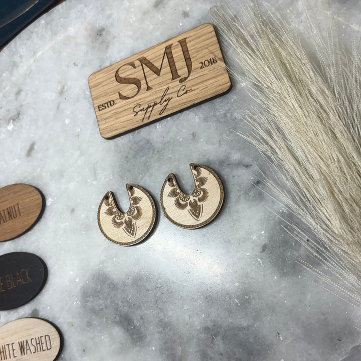 Western Stamped Split Gina (1 Pair)