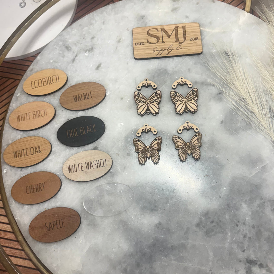 Butterflies with Arch Connector - 2 STYLES (1 Pair)