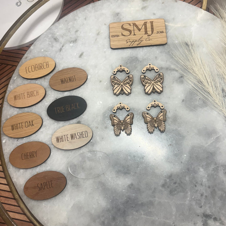 Butterflies with Arch Connector - 2 STYLES (1 Pair)