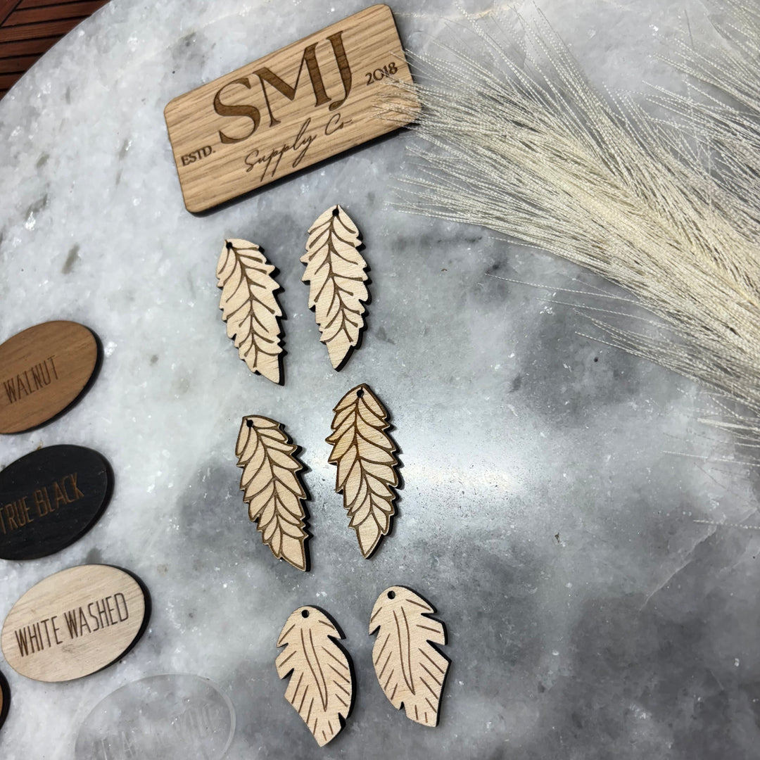Whispy Feathers - 3 STYLES (1 Pair)