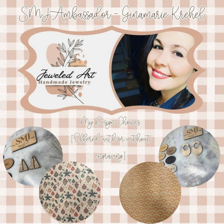 PRINTED VEG-TANNED LEATHER - Bohemian Fan