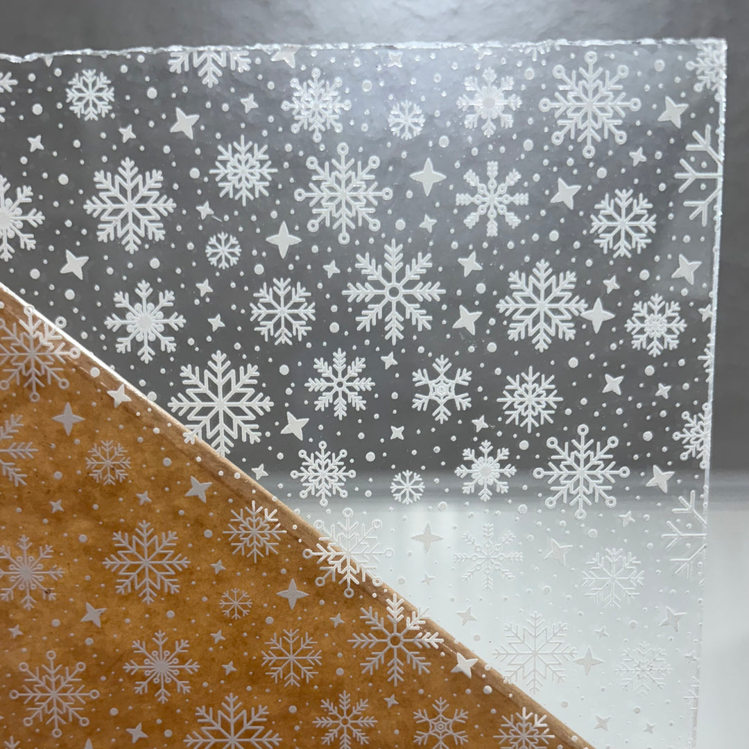 Scattered Snowflakes - Acrylic