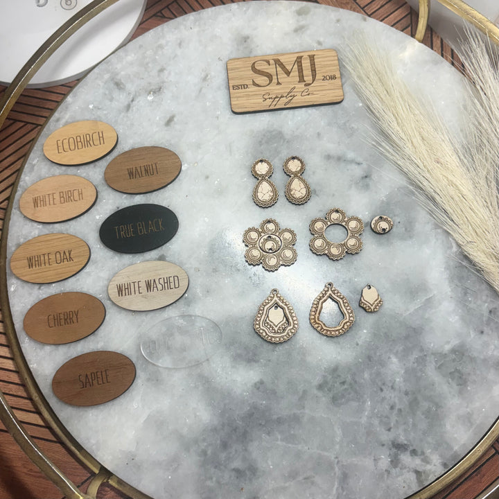 SW Seed Bead Concho - 3 STYLES (1 Pair)