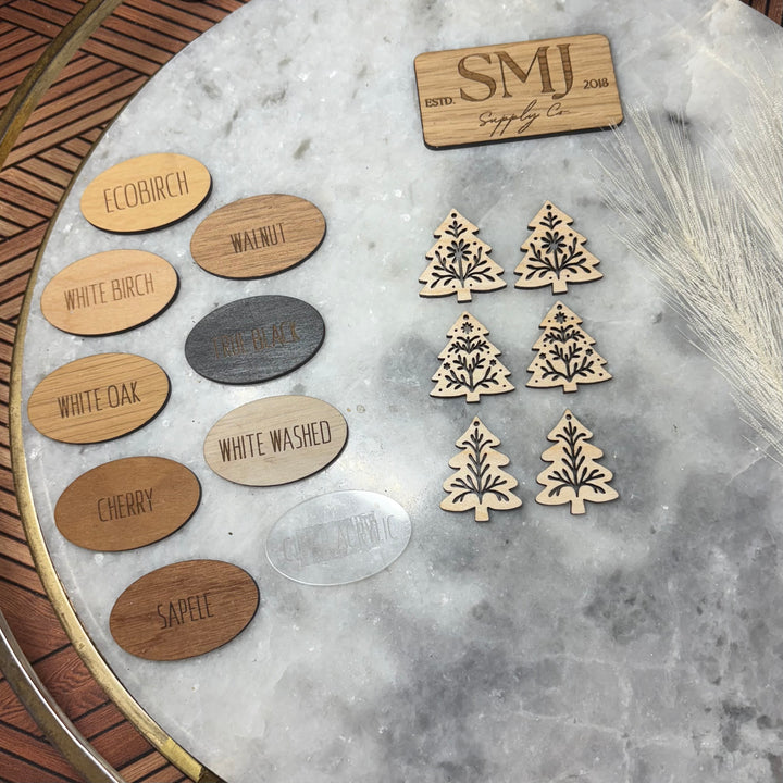 Nordic Cutout Trees - 3 STYLES (1 Pair)