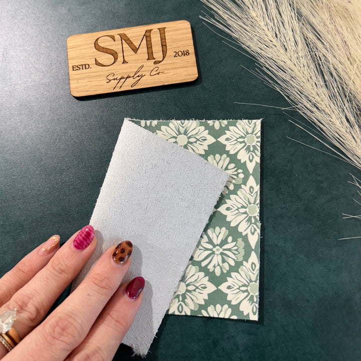 SMJ Lis Green Veg-Tanned Leather Sheet (2 SIZES)