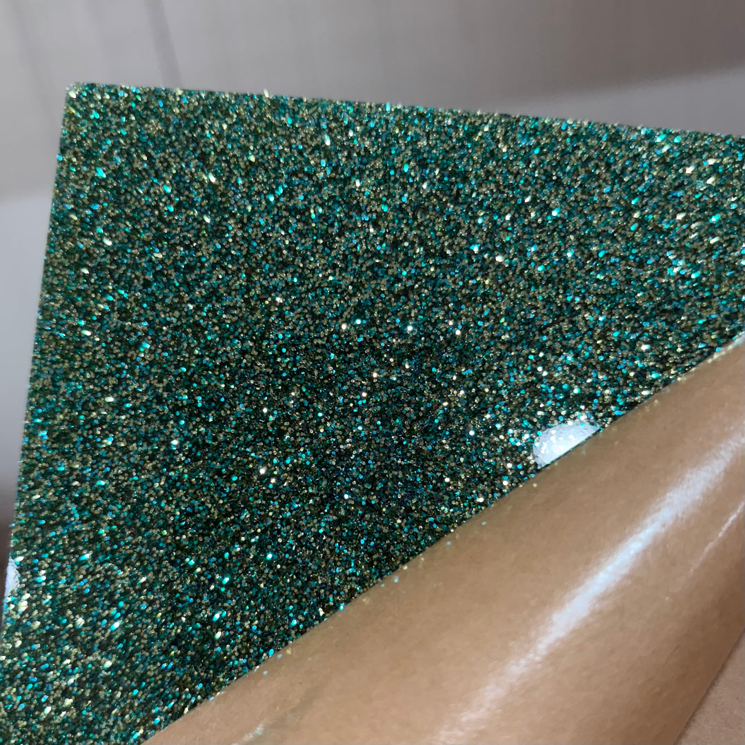 Green + Gold Holo Glitter - Acrylic