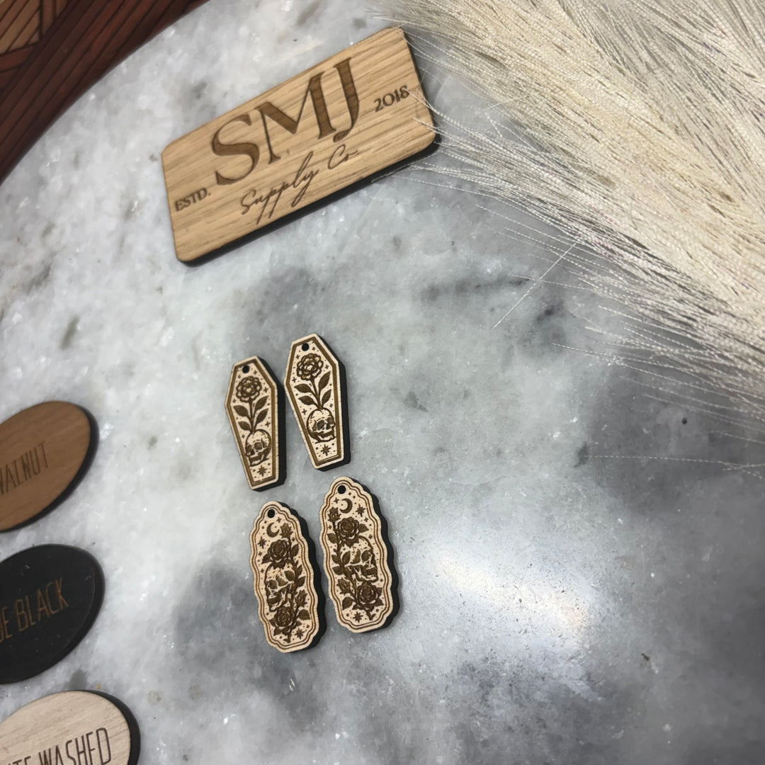 Skull Coffins - 2 STYLES (1 Pair)