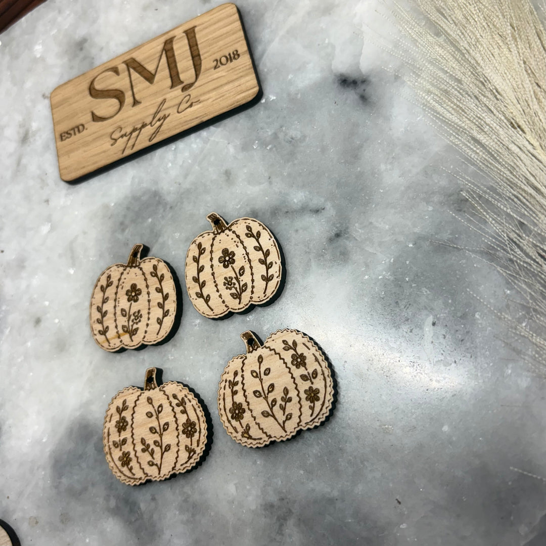 Quilted Pumpkin - 2 STYLES (1 Pair)