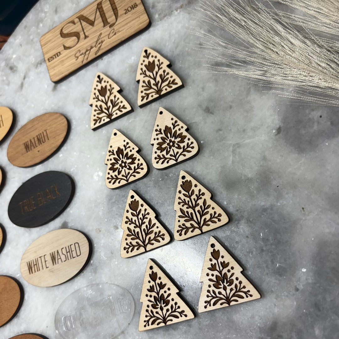 Nordic Winter Trees - 4 STYLES (1 Pair)