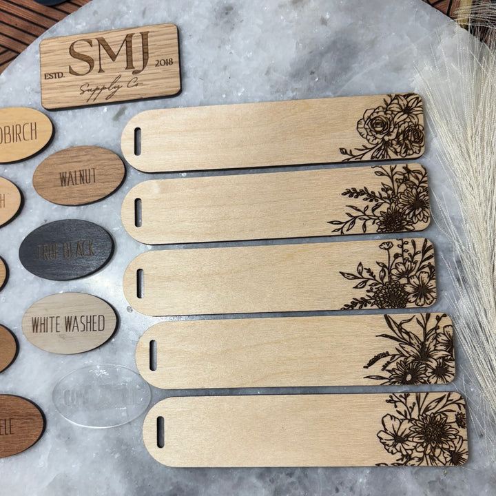 Wildflower Bookmark - 5 STYLES (1 Bookmark)