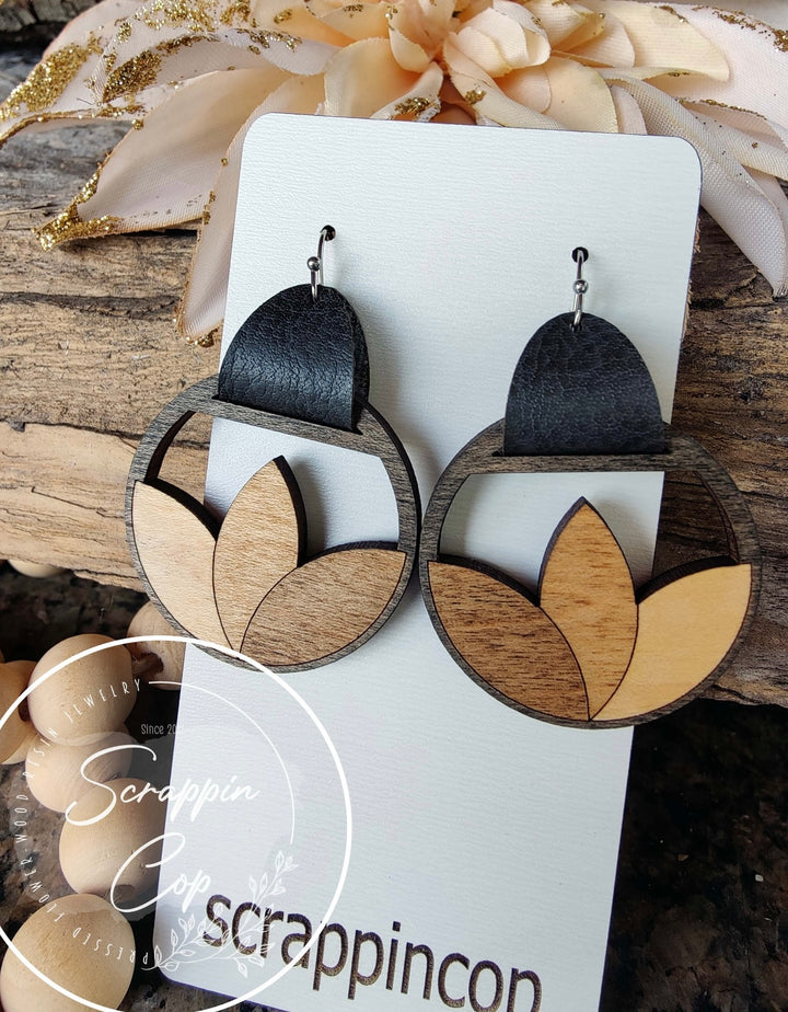 Triple Petal Hoop - 2 STYLES (1 Pair)