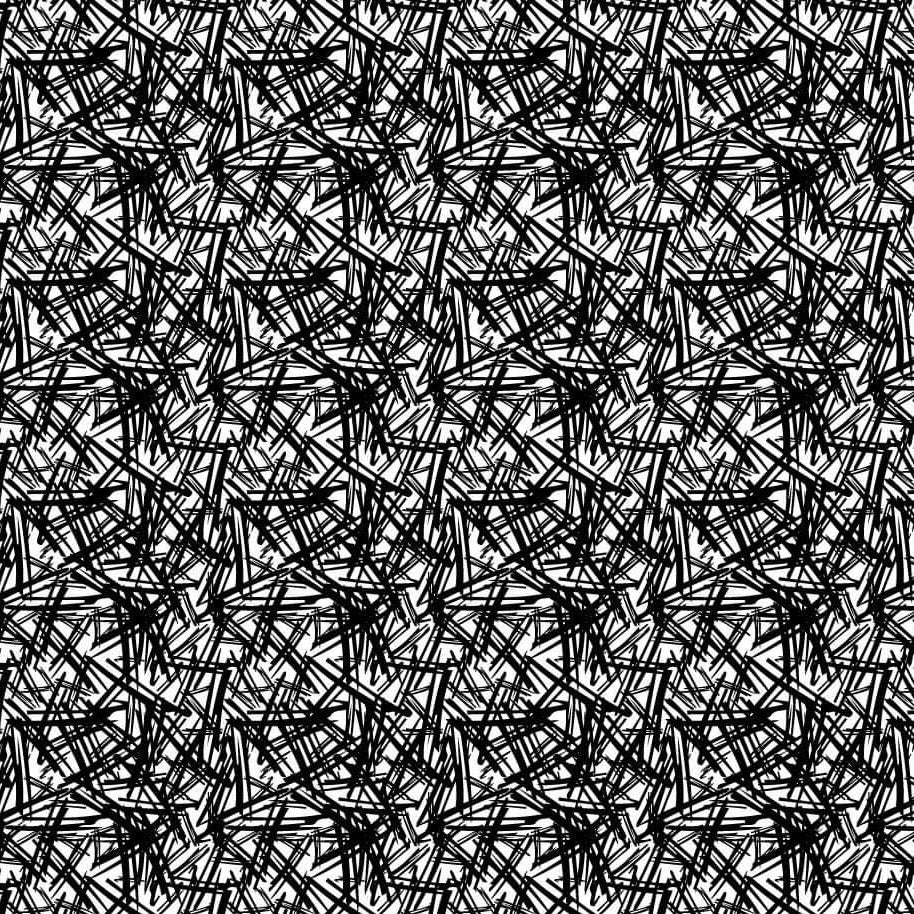 Black Paint Stroke - Printed Wood