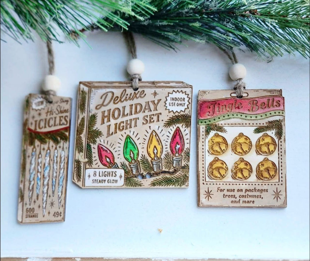 PREORDER Holiday Classic Ornaments - 3 STYLES (1 Ornament)