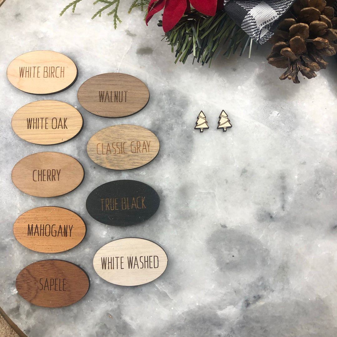 Christmas Tree Studs (1 Pair)