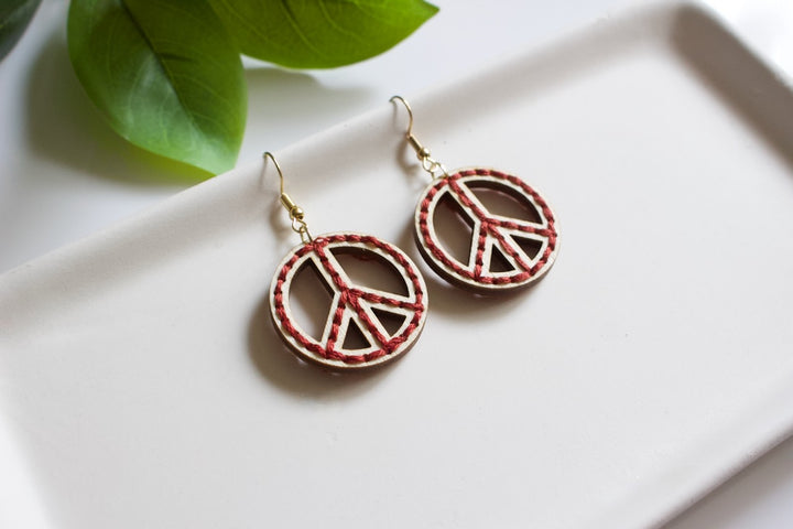 Embroidery Earring Blanks - 11 STYLES (1 Pair)