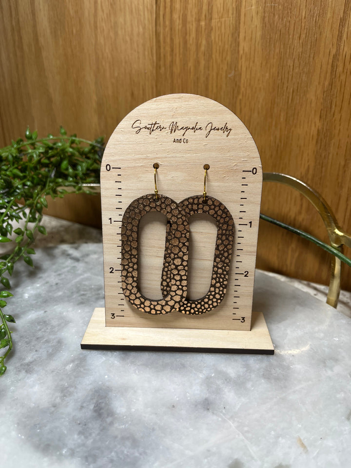 Ruler Earring Card Prop - Blank (Without Personalization)