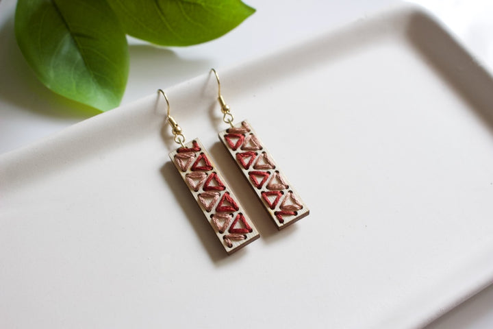 Embroidery Earring Blanks - 11 STYLES (1 Pair)