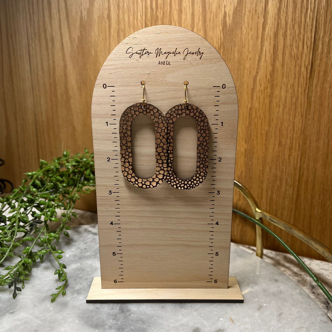 Ruler Earring Card Prop - Blank (Without Personalization)