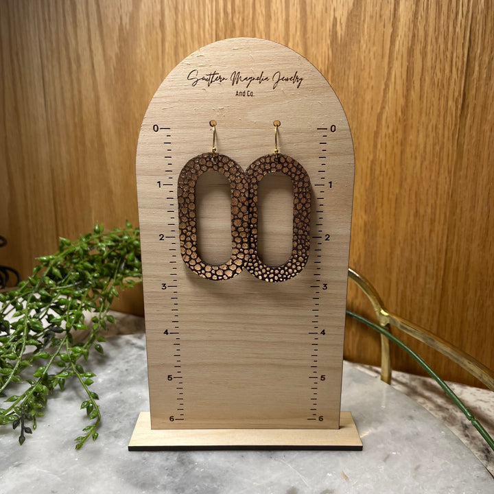 Ruler Earring Card Prop - Blank (Without Personalization)
