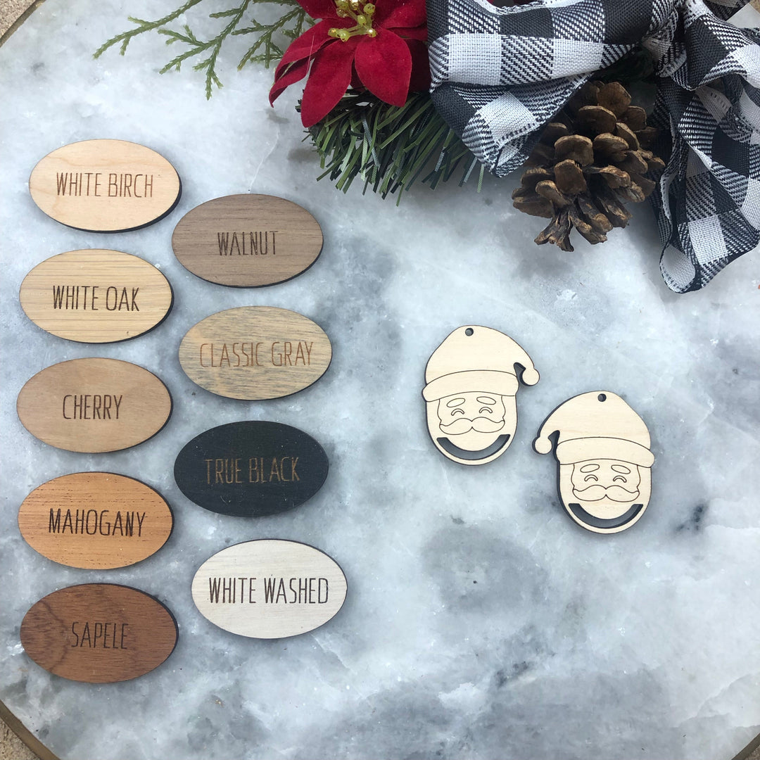 Santa Scored Cutout (1 Pair)